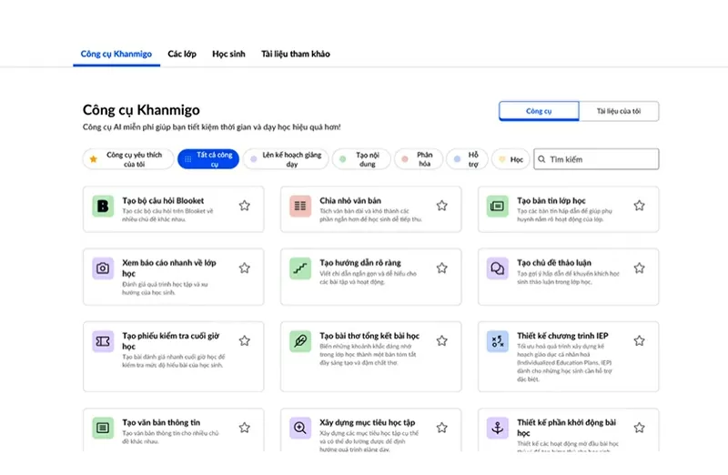 25 Tools of Khanmigo - The AI Teaching Assistant for Vietnamese Educators