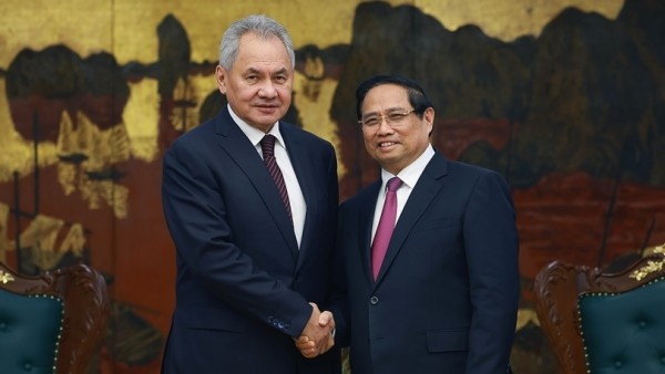 Prime Minister Pham Minh Chinh receives Secretary of Russian Security Council in Hanoi