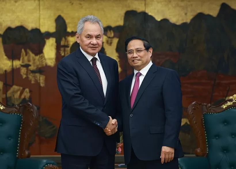 Prime Minister Pham Minh Chinh receives Secretary of Russian Security Council