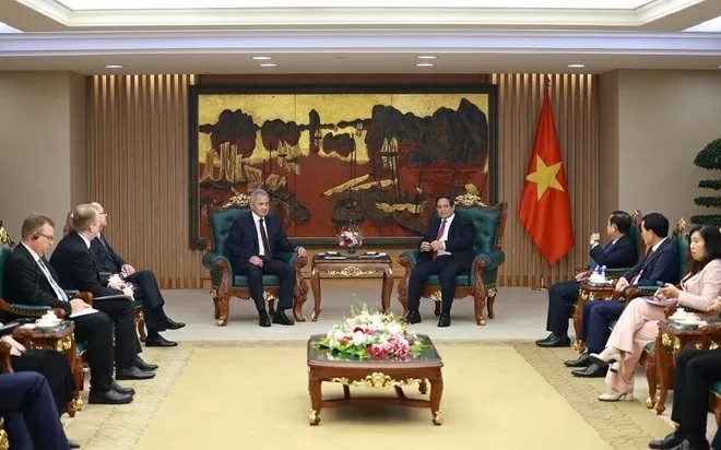 Prime Minister Pham Minh Chinh receives Secretary of Russian Security Council