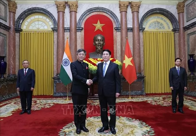 President Luong Cuong receives Ambassadors and non-resident Ambassadors presenting Credentials