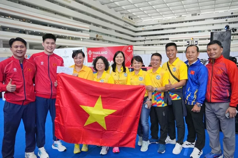 Vietnam racks up martial arts golds at SEA Games 33 as karate, taekwondo athletes shine