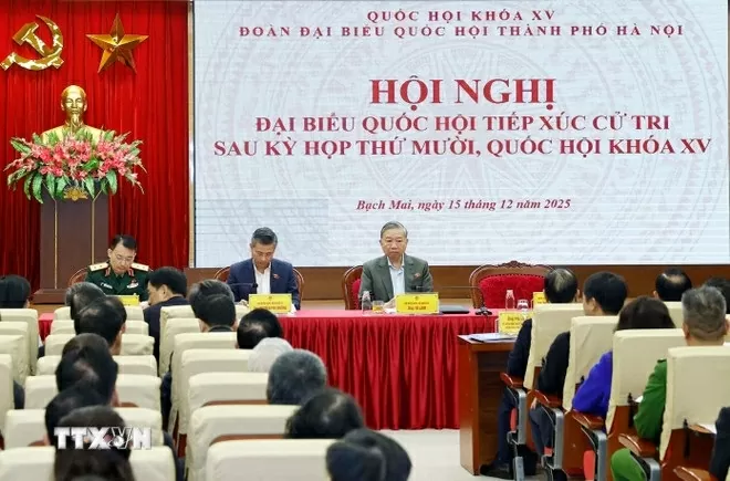 Party General Secretary To Lam urges Hanoi officials to think boldly, act for public good
