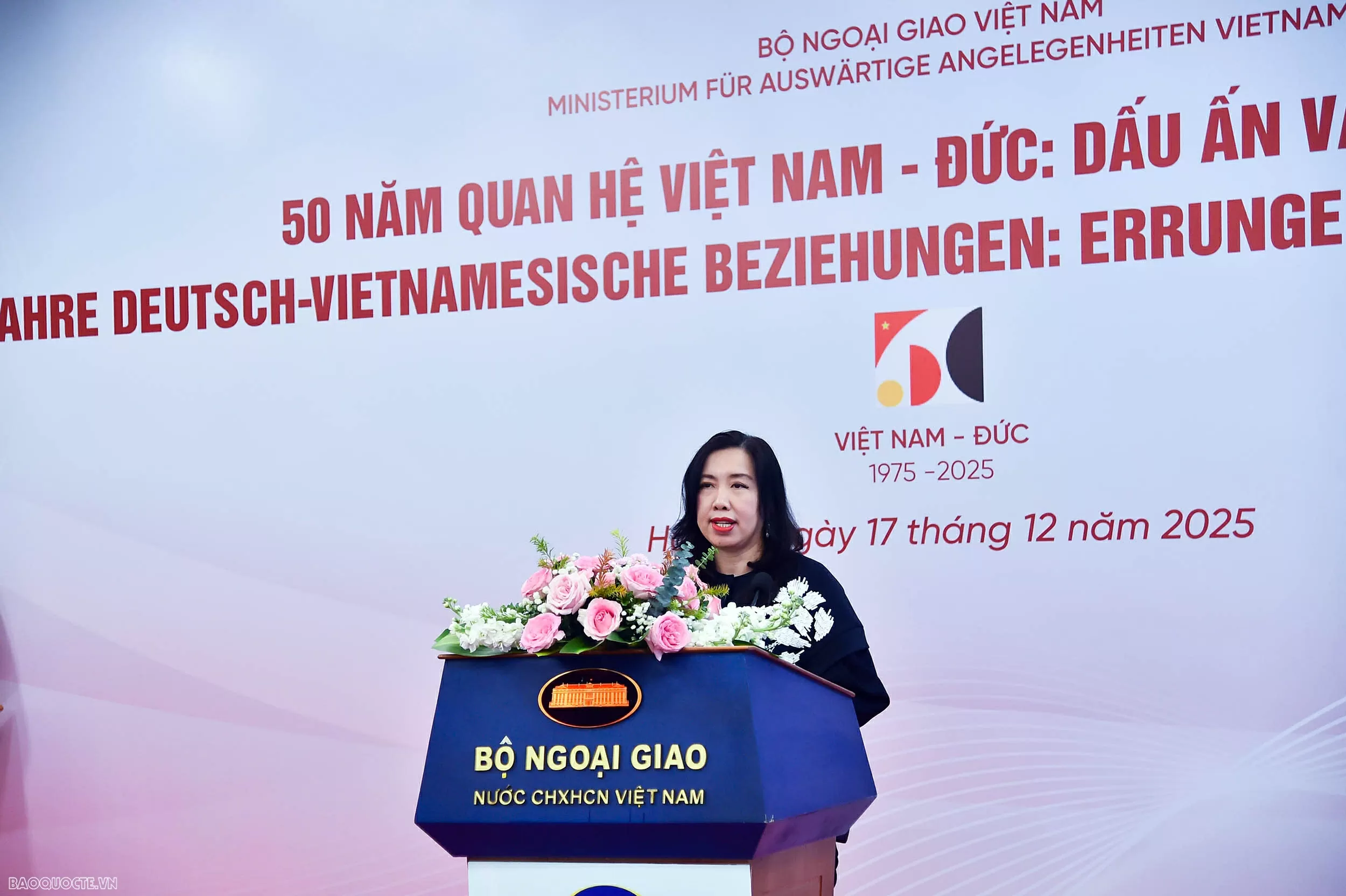 Deputy FM Le Thi Thu Hang attends seminar marking 50 years of Vietnam-Germany diplomatic relations Deputy FM Le Thi Thu Hang attends seminar marking 50 years of Vietnam-Germany diplomatic relations