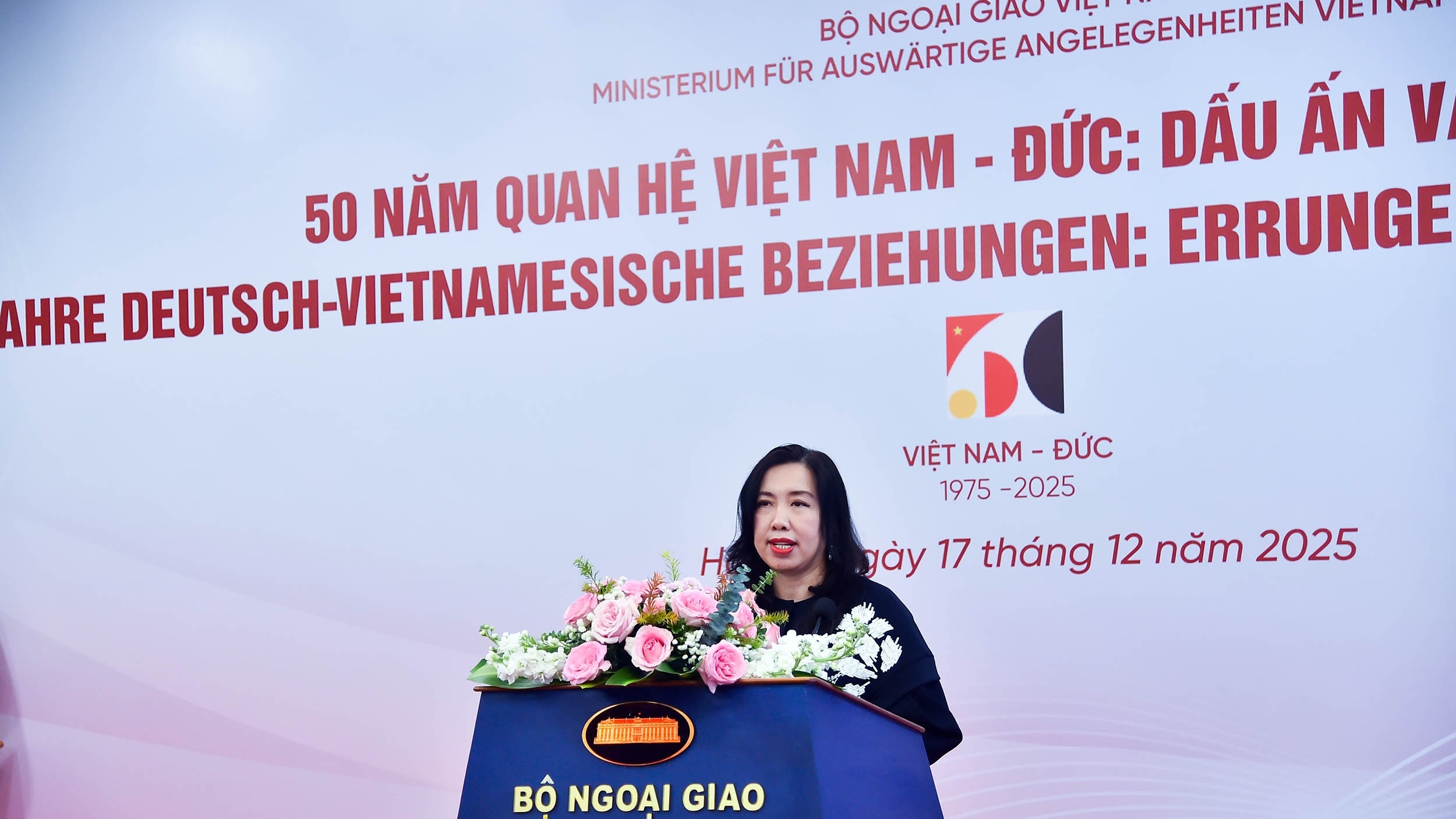 Deputy FM Le Thi Thu Hang attends seminar marking 50 years of Vietnam-Germany diplomatic relations