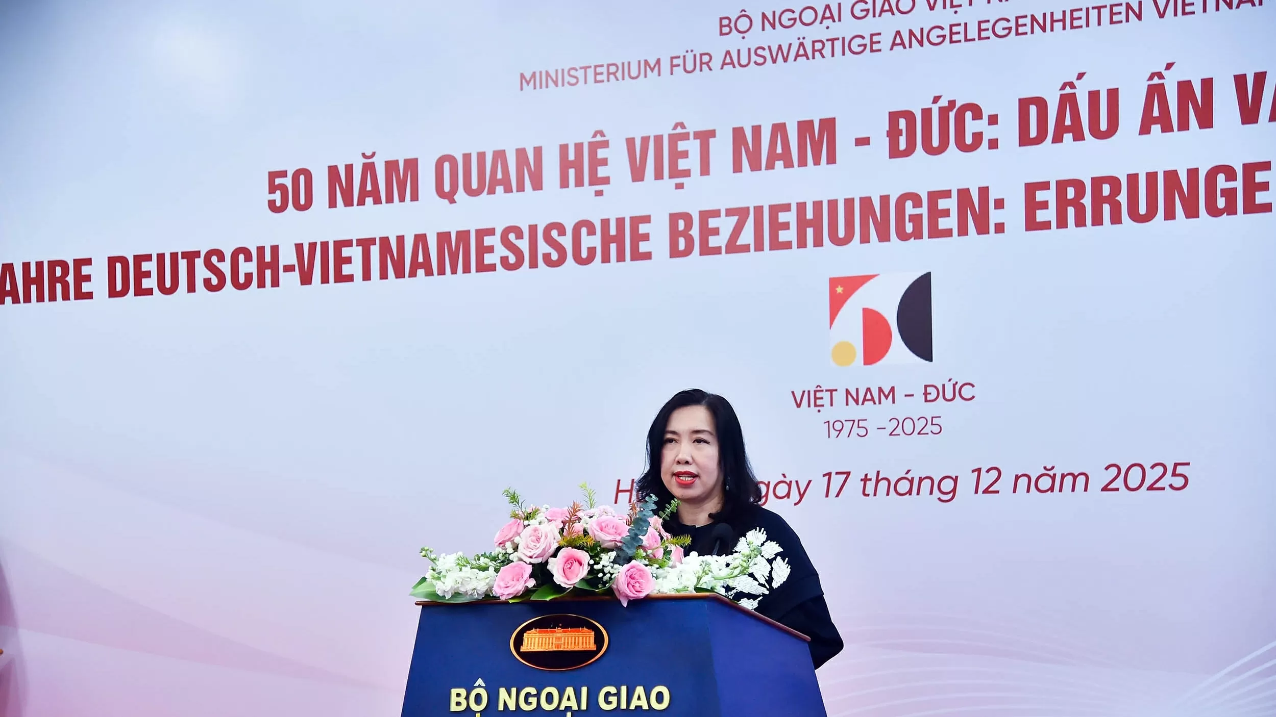 Deputy FM Le Thi Thu Hang attends seminar marking 50 years of Vietnam-Germany diplomatic relations