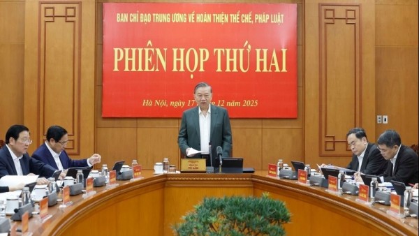 Party General Secretary To Lam highlights legal framework as catalyst for national development