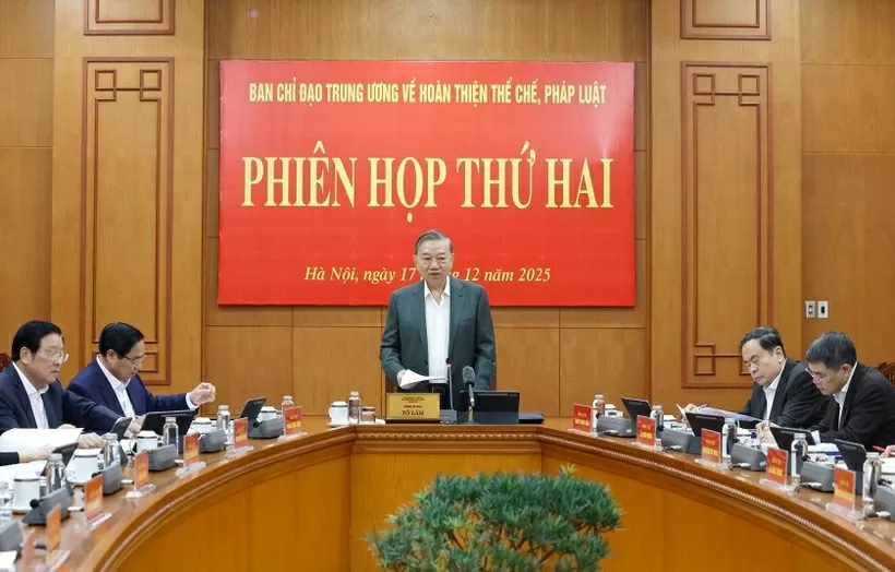 Party General Secretary To Lam highlights legal framework as catalyst for national development