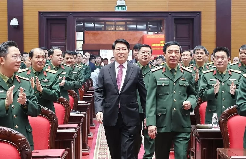 President Luong Cuong outlines key directions for strengthening national defence