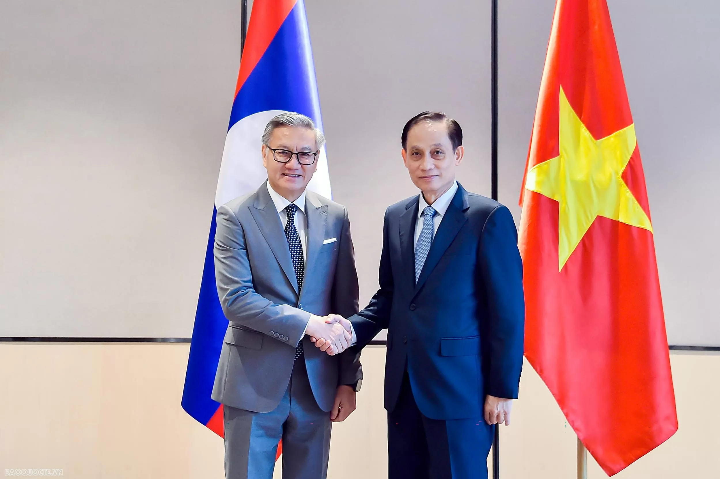 Vietnam, Laos Foreign Ministers hold 12th Political Consultation in Hanoi Vietnam, Laos Foreign Ministers hold 12th Political Consultation in Hanoi
