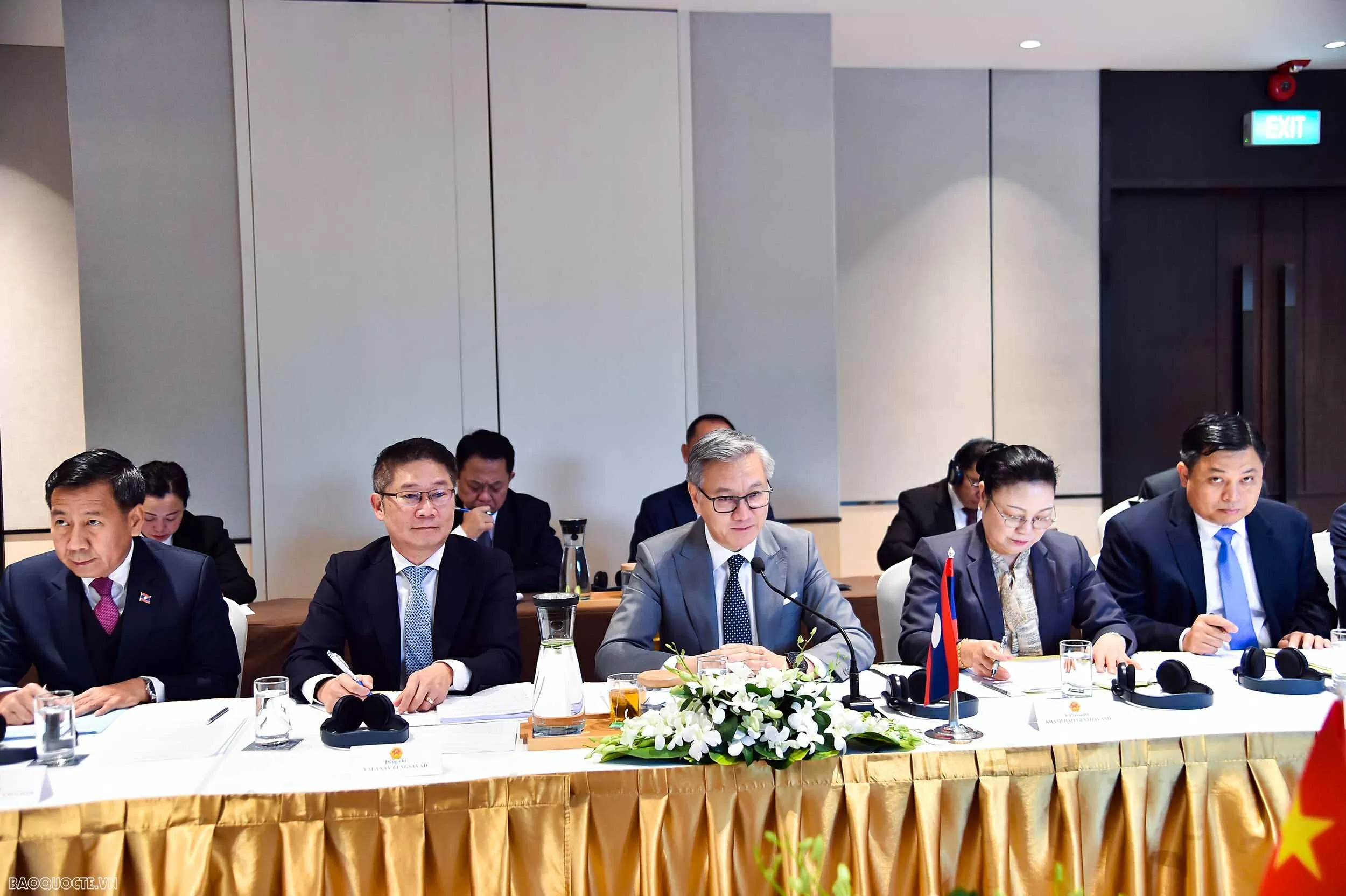 Vietnam, Laos Foreign Ministers hold 12th Political Consultation in Hanoi