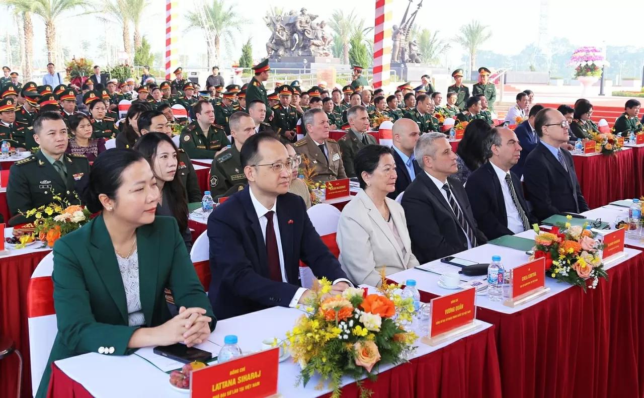 Inauguration of the International Solidarity and Friendship Symbol Area at the Vietnam Military History Museum