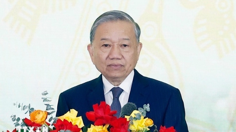 General Secretary To Lam attends National conference reviewing 2025 information, education, mass mobilisation efforts