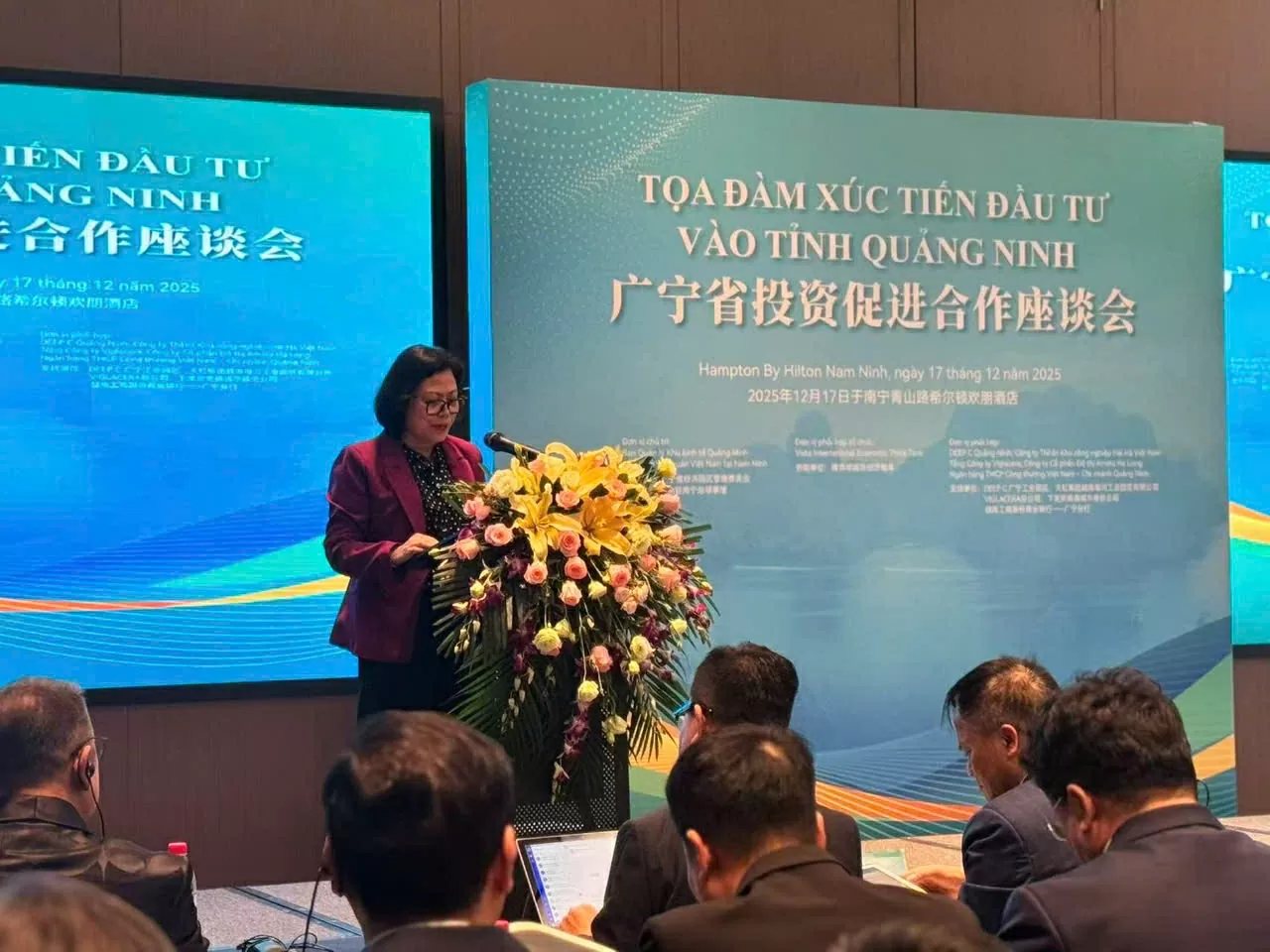 Delegation from Quang Ninh Economic Zone Authority visits Guangxi, China