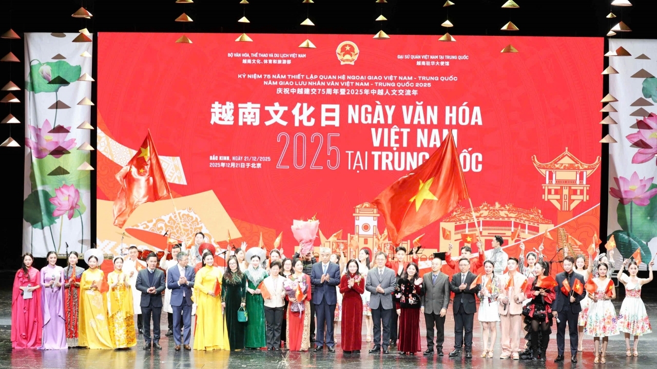 Vietnam Culture Day in China was held at the China Central Opera House