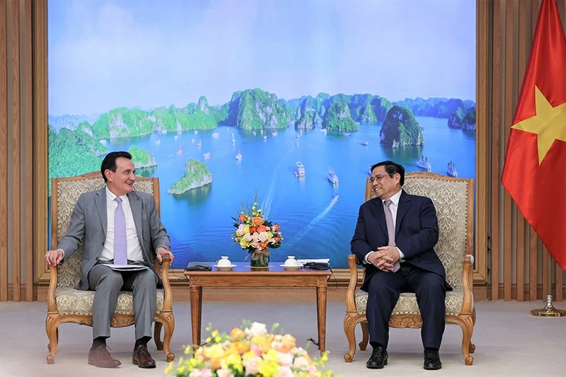 CEO of AstraZeneca had a meeting with the Vietnamese government.