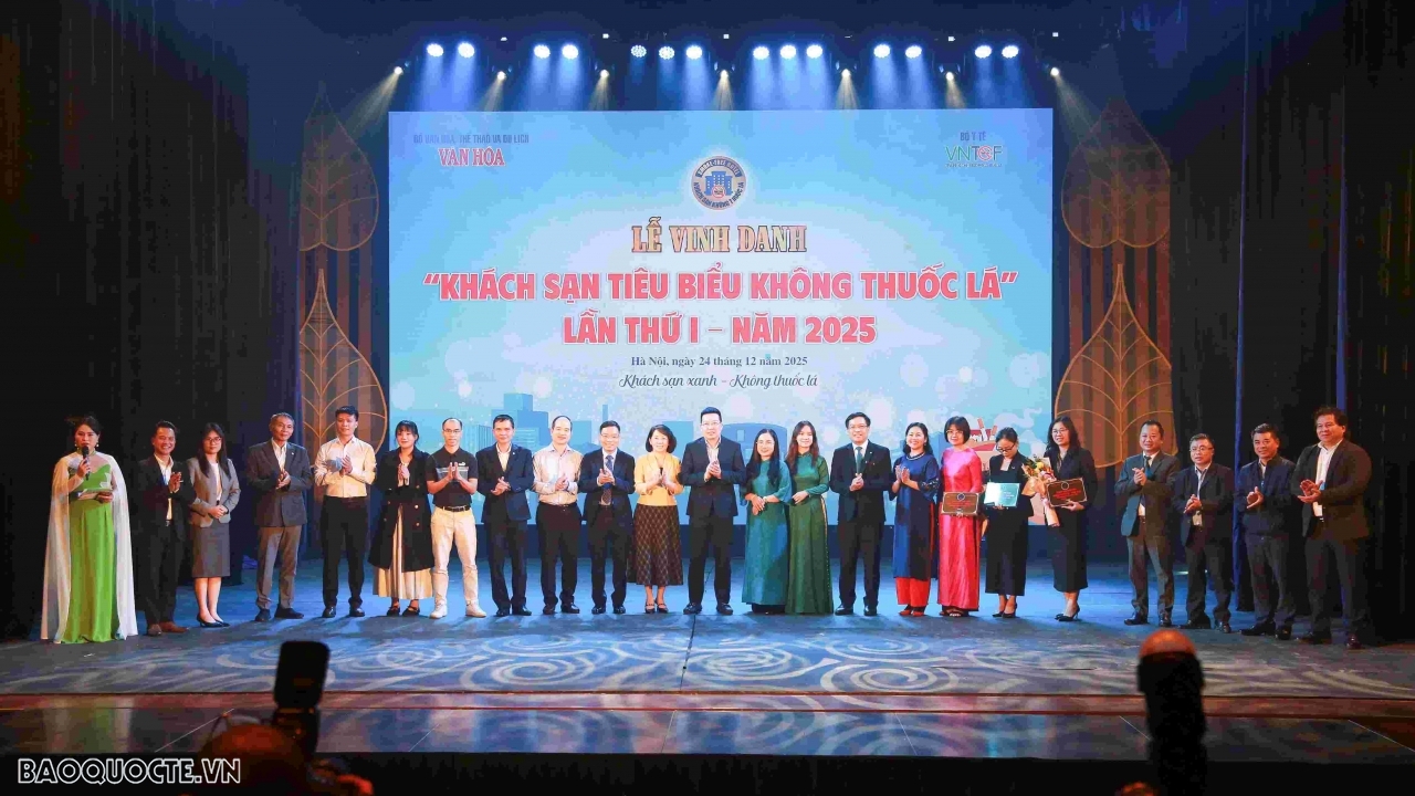First ceremony honouring Outstanding Smoke-Free Hotels – 2025