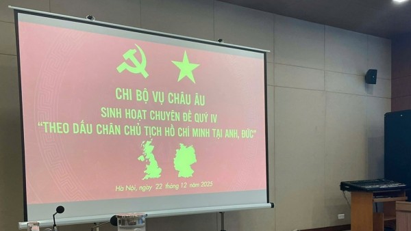 MOFA European Department holds thematic session 'Following President Ho Chi Minh's footsteps in the UK and Germany'