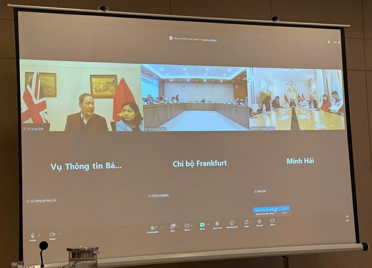 MOFA European Department holds thematic session 'Following President Ho Chi Minh's footsteps in the UK and Germany' MOFA European Department holds thematic session 'Following President Ho Chi Minh's footsteps in the UK and Germany'