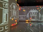 The digital exhibition space 'Radiant Hanoi - Light and Heritage'