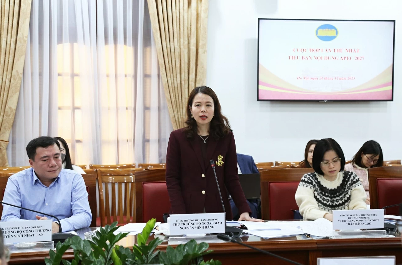 First meeting of the Content Subcommittee: Shaping the agenda for APEC 2027