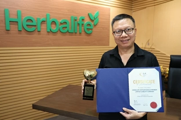 Herbalife Vietnam won the regional CXP Best Customer Experience Award 2025