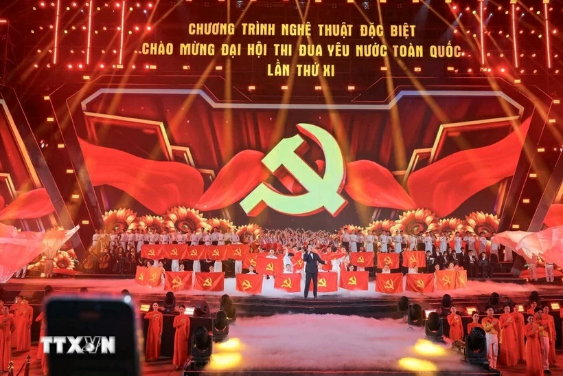 Vietnamese Spirit through the Art Program celebrating the 11th National Patriotic Emulation Congress