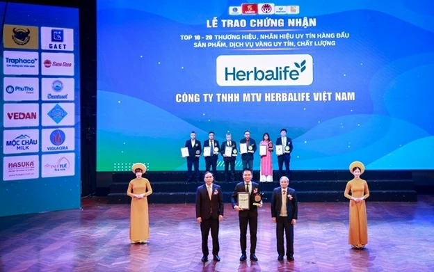 Herbalife Vietnam wins the 'Top 10 Reputable Brand' Award 2025 Herbalife Vietnam wins the 'Top 10 Reputable Brand' Award 2025