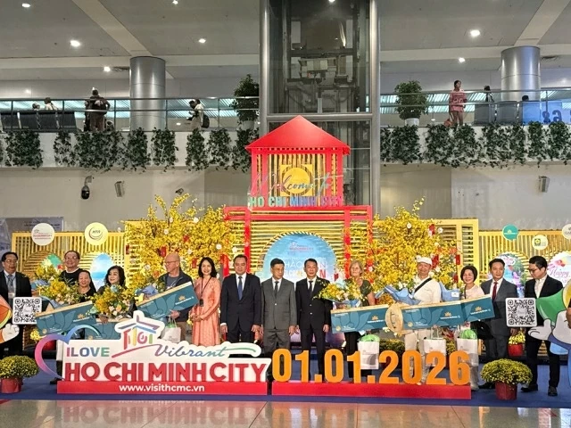 Ho Chi Minh City welcomes first international visitors in 2026 Ho Chi Minh City welcomes first international visitors in 2026
