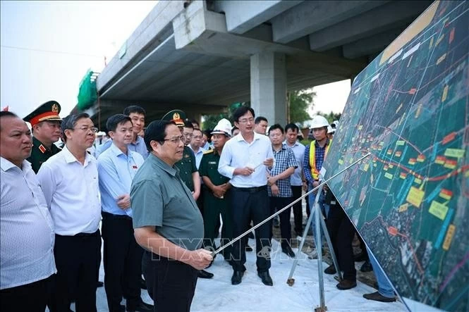 Prime Minister calls for accelerated progress of projects in celebration of National Party Congress PM Pham Minh Chinh calls for accelerated progress of projects in celebration of the 14th National Party Congress