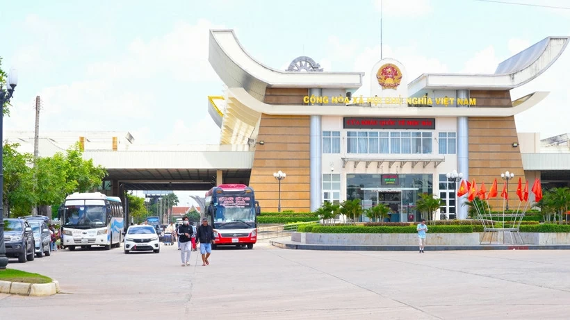 Moc Bai International Border Gate (Photo: VNA)