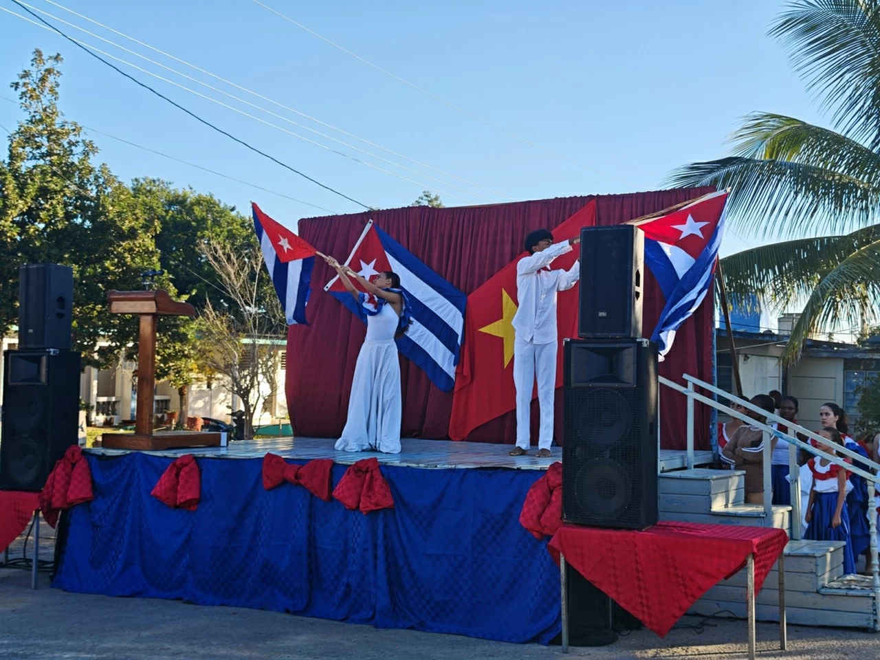 Inauguration of Vietnam-sponsored primary school in Ben Tre Village, Cuba