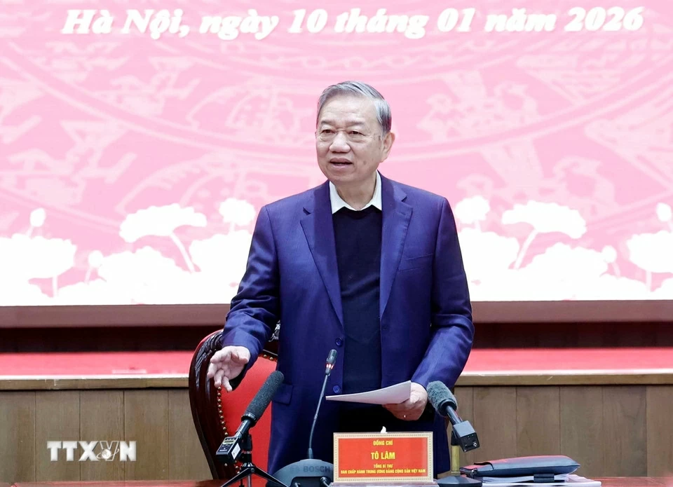 General Secretary To Lam emphasizes Hanoi's role as a central development hub