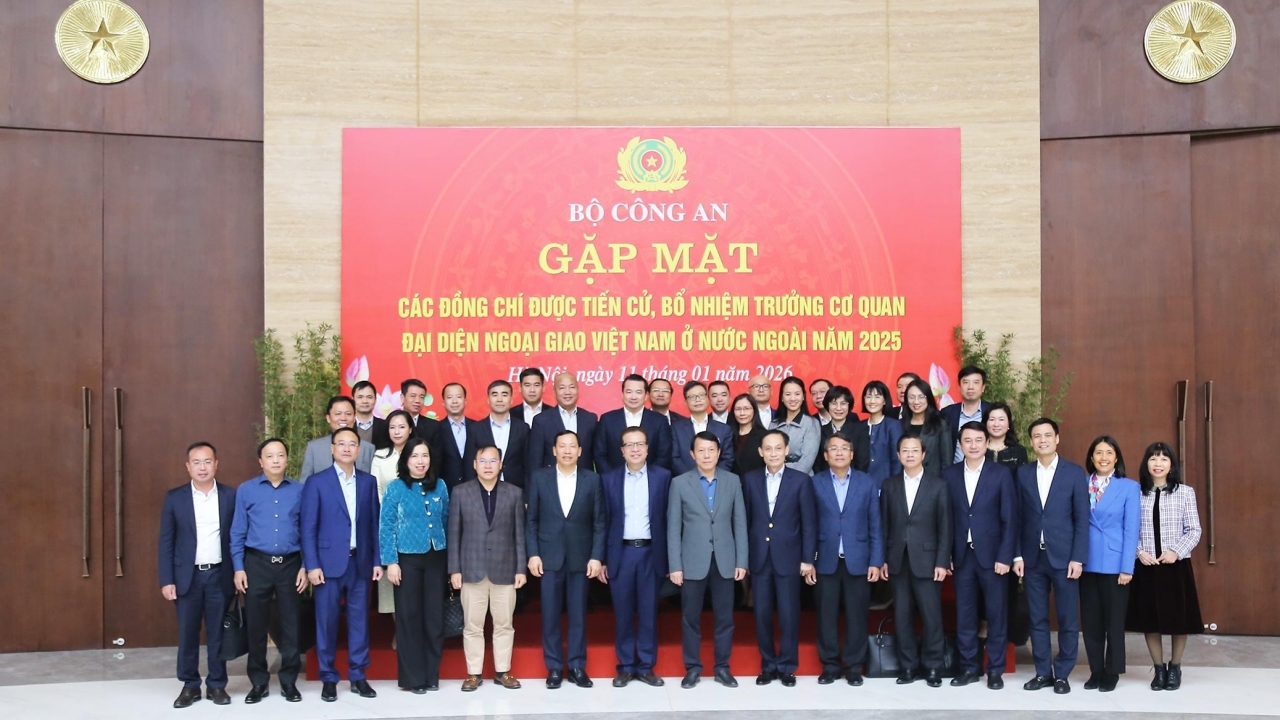 Ministry of Public Security hosts meeting with appointed Heads of Vietnamese Diplomatic Missions abroad