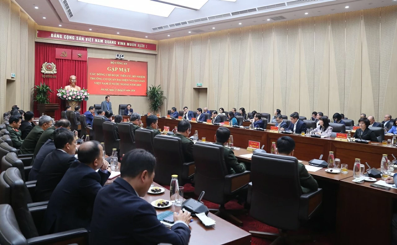Ministry of Public Security hosts meeting with appointed Heads of Vietnamese Diplomatic Missions abroad