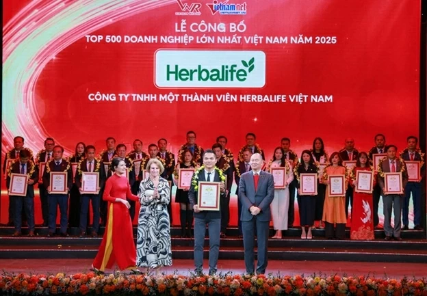 Herbalife Vietnam ranked among Top 500 companies in Vietnam for the seventh consecutive year