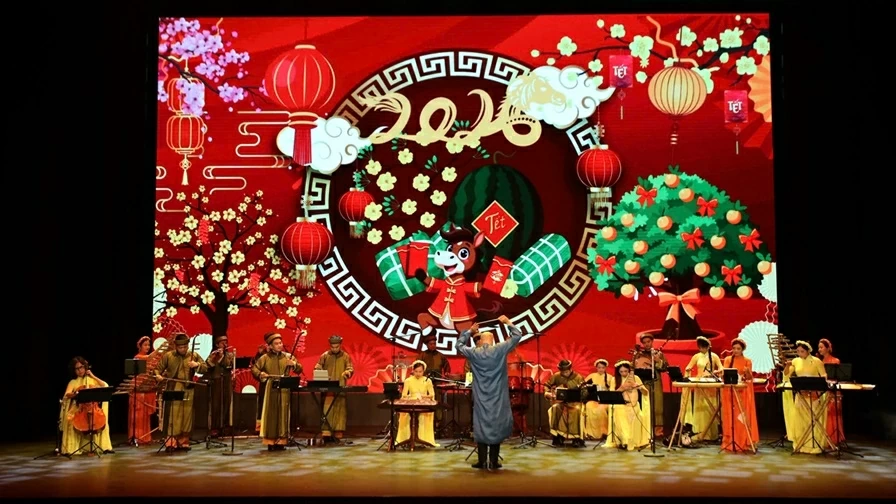 Highlights of the international art exchange 'Welcome New Year 2026' celebrating the 14th National Party Congress