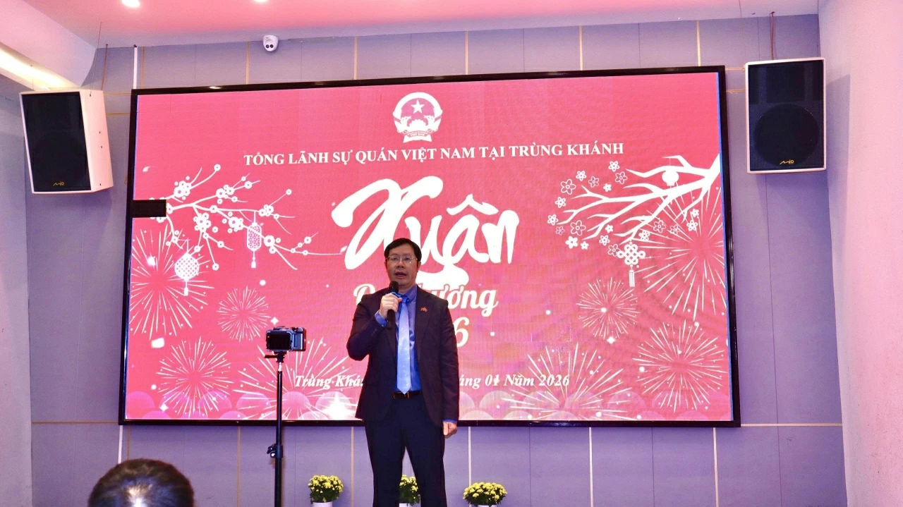 Vietnamese community in China's Chongqing joyfully welcomes Lunar New Year Binh Ngo Spring 2026 Vietnamese community in China's Chongqing joyfully welcomes Lunar New Year Binh Ngo Spring 2026