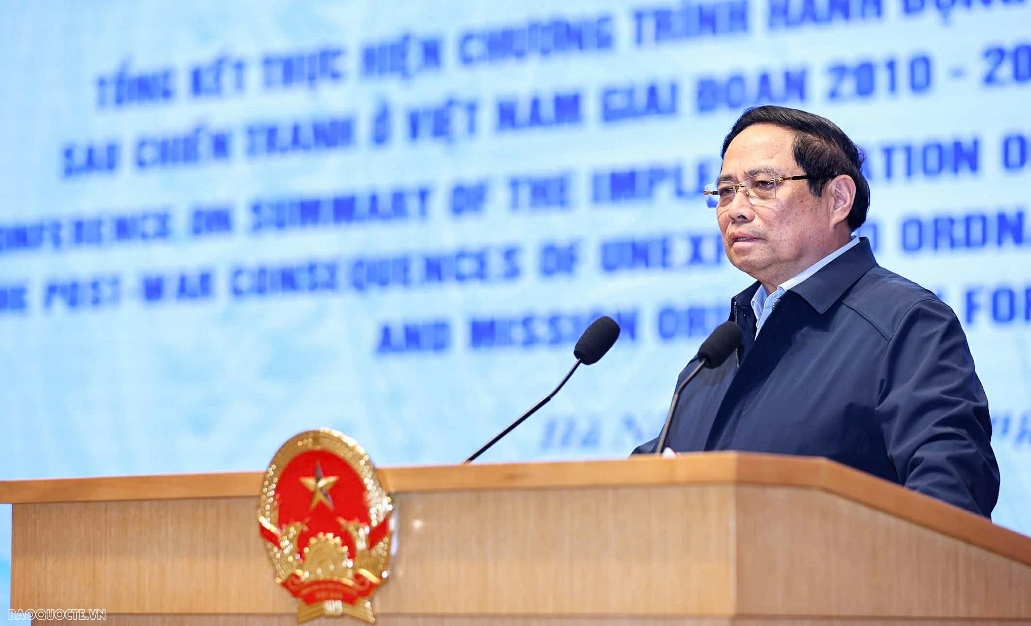 Prime Minister Pham Minh Chinh: Vietnam strives to clear all land contaminated by unexploded ordnance by 2045