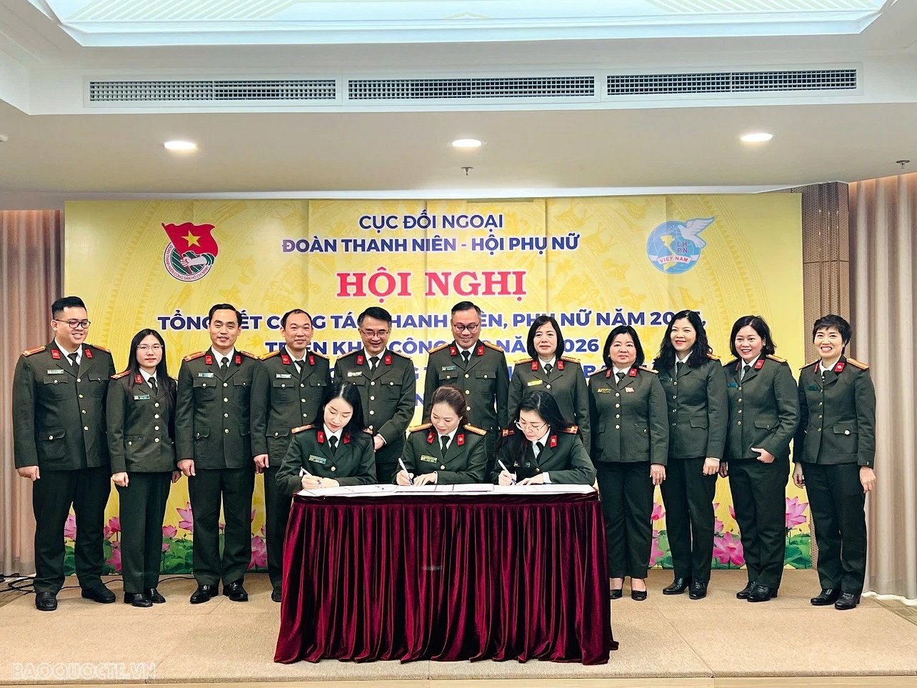 The Department of Foreign Relations, Ministry of Public Security implements the 'Three Best' emulation movement