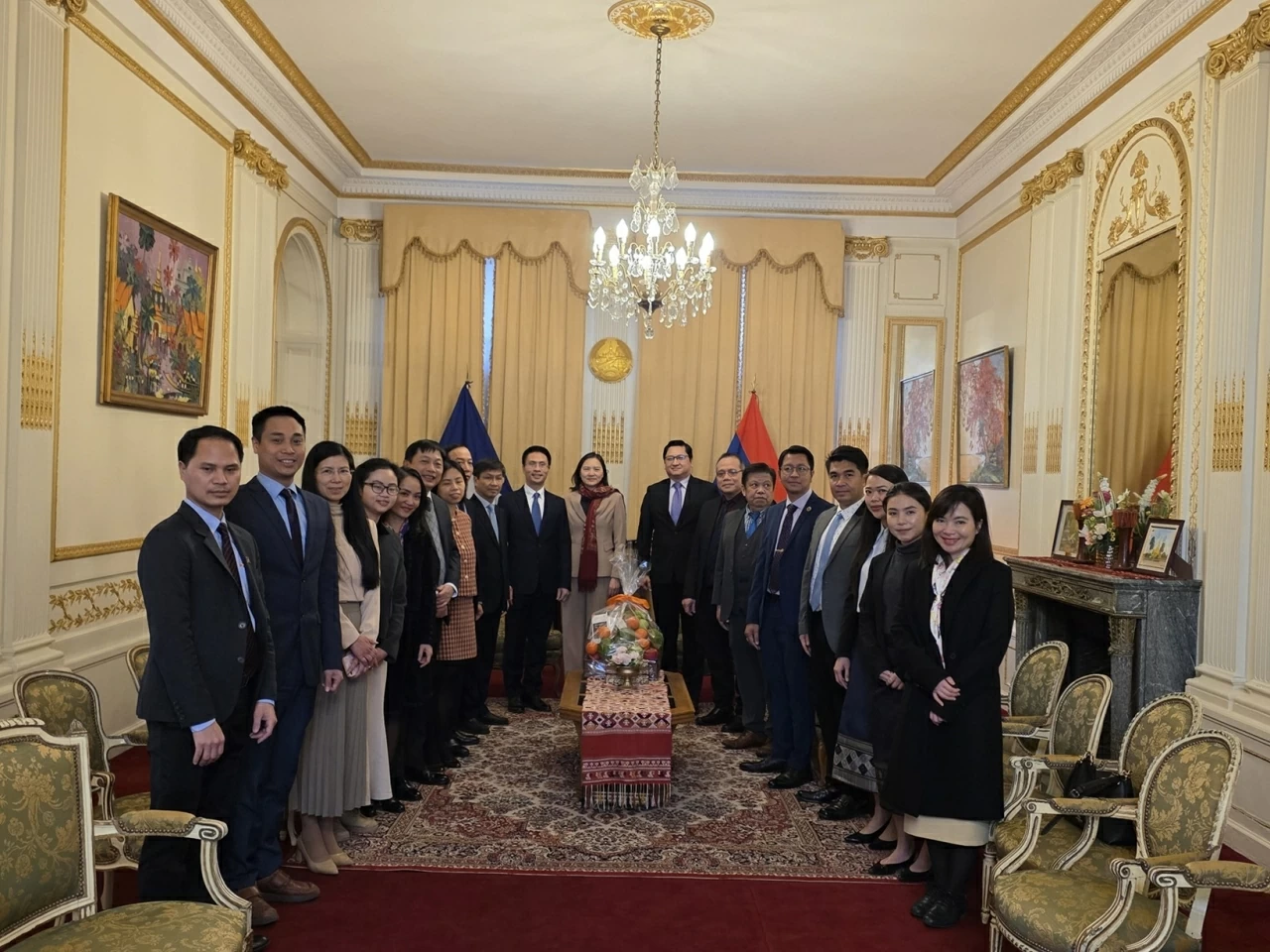 Vietnamese Embassy in France congratulates Laos on its 12th Congress