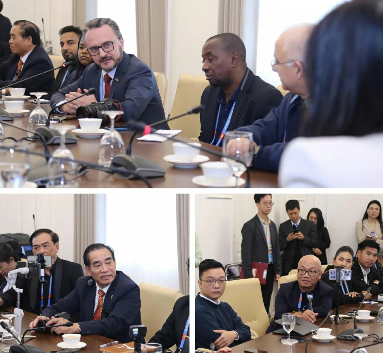 Deputy FM Le Thi Thu Hang welcomes foreign journalists covering the 14th National Party Congress