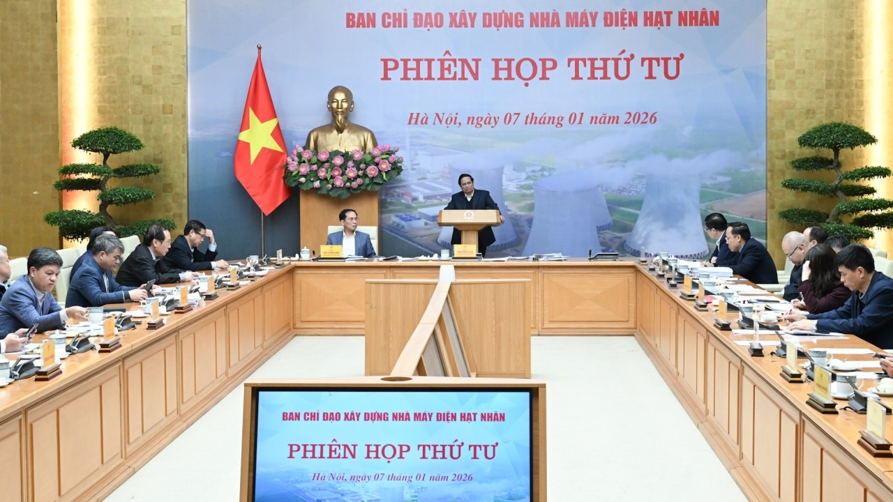 Prime Minister Pham Minh Chinh: Nuclear power plant construction considered a major strategic project with long-term vision