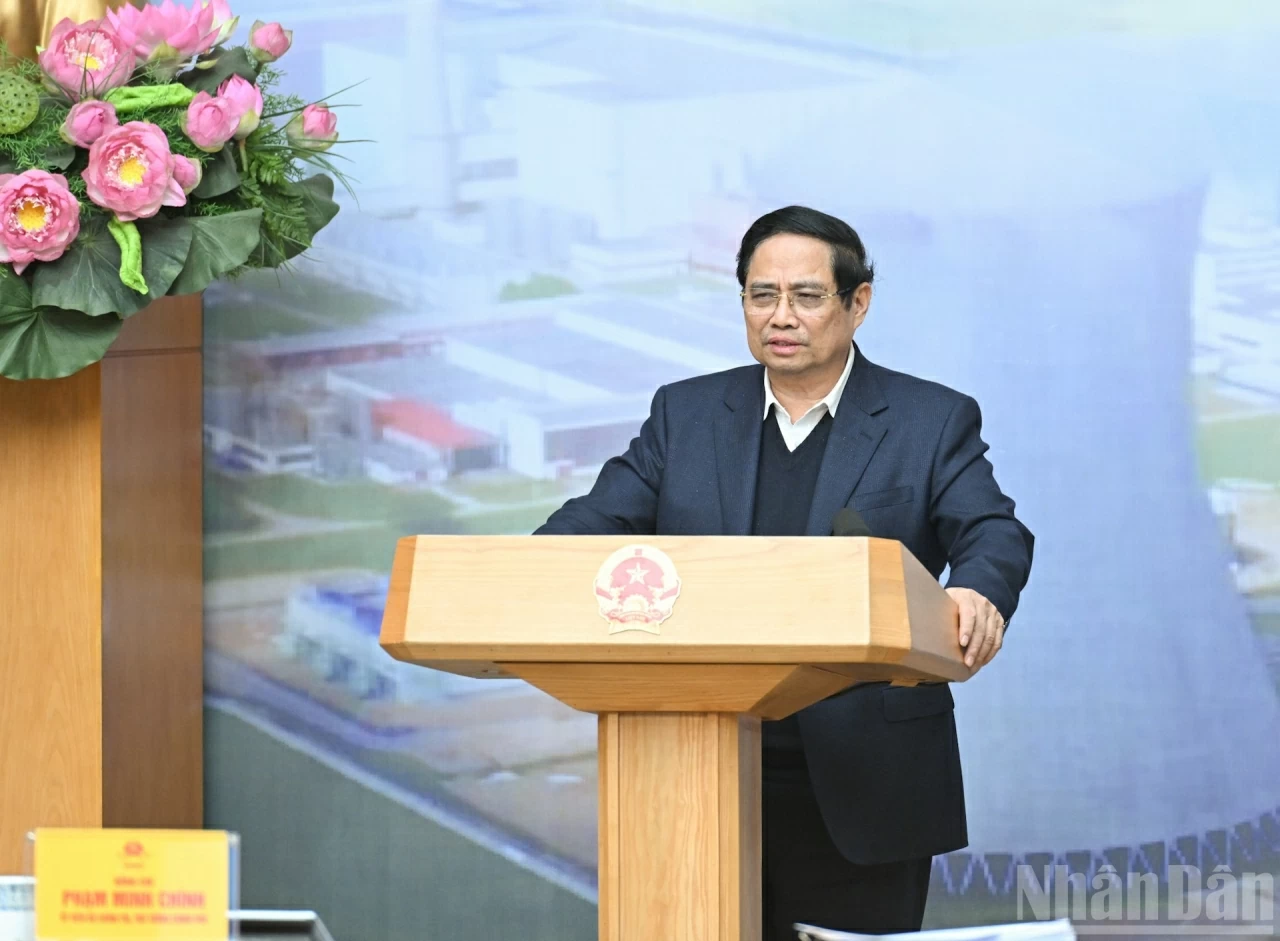 Prime Minister Pham Minh Chinh: Nuclear power plant construction considered a major strategic project with long-term vision