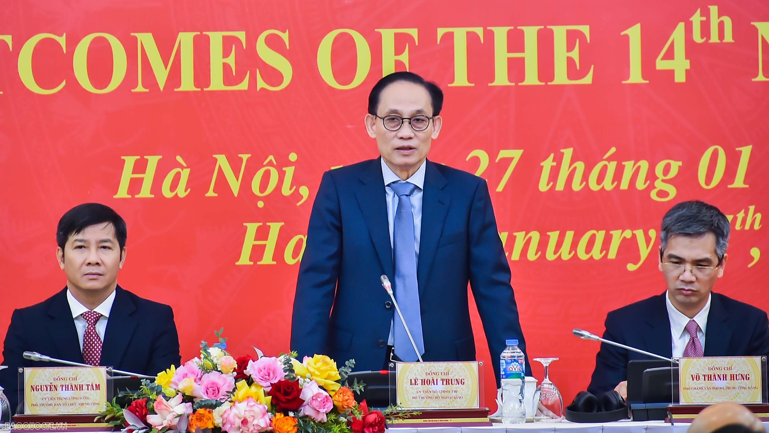 Foreign Minister Le Hoai Trung chairs briefing on outcomes of the 14th National Party Congress