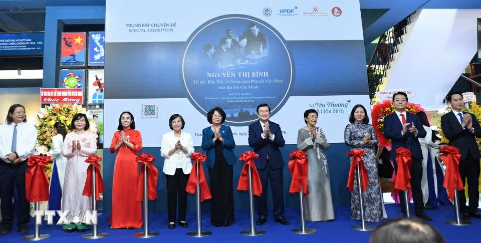 Opening of the special exhibition: 'Nguyen Thi Binh - Wisdom, courage, and character of Vietnamese women in the Ho Chi Minh era'