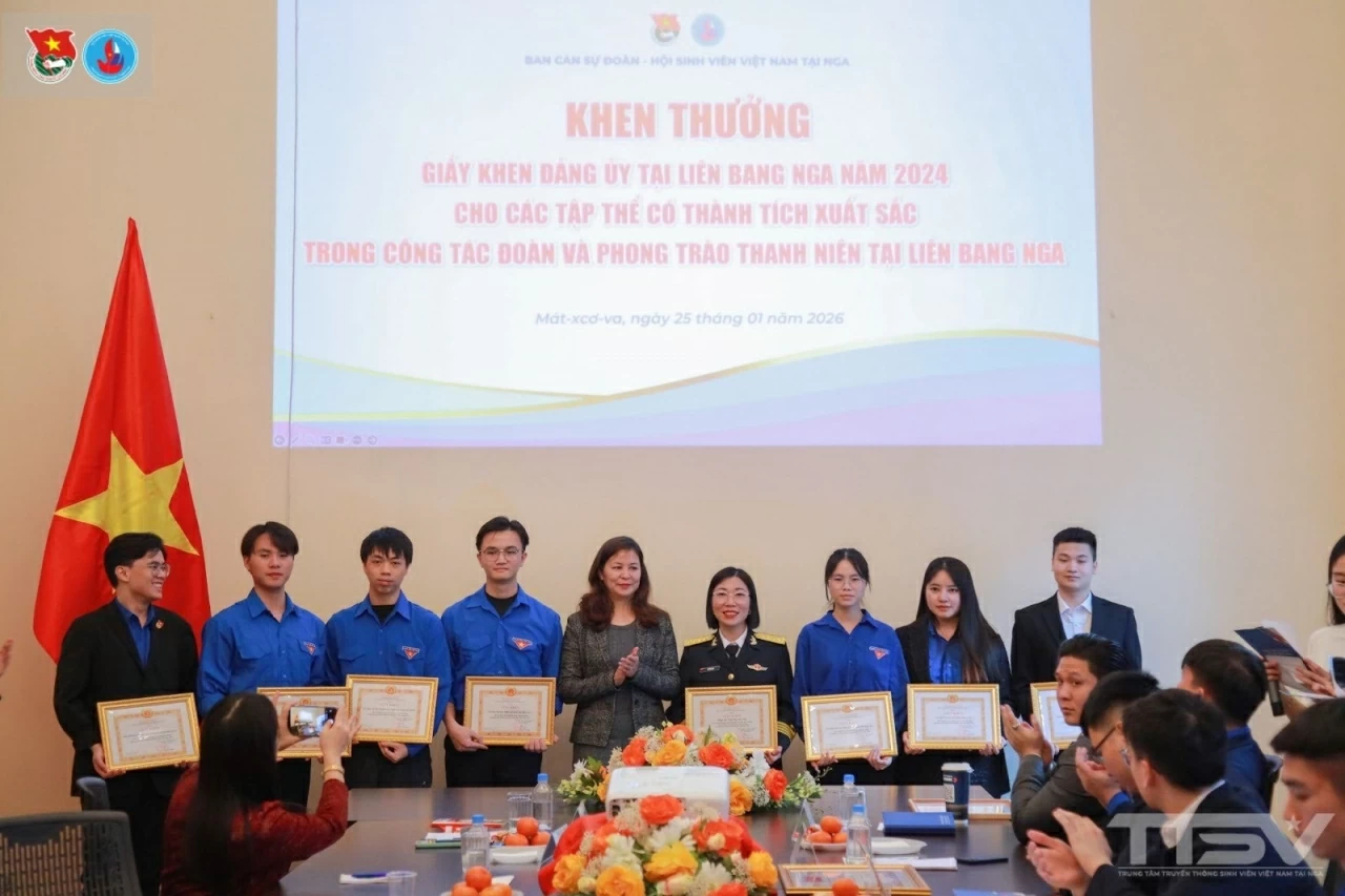 Vietnamese youth in Russia unite to celebrate the success of the 14th National Party Congress