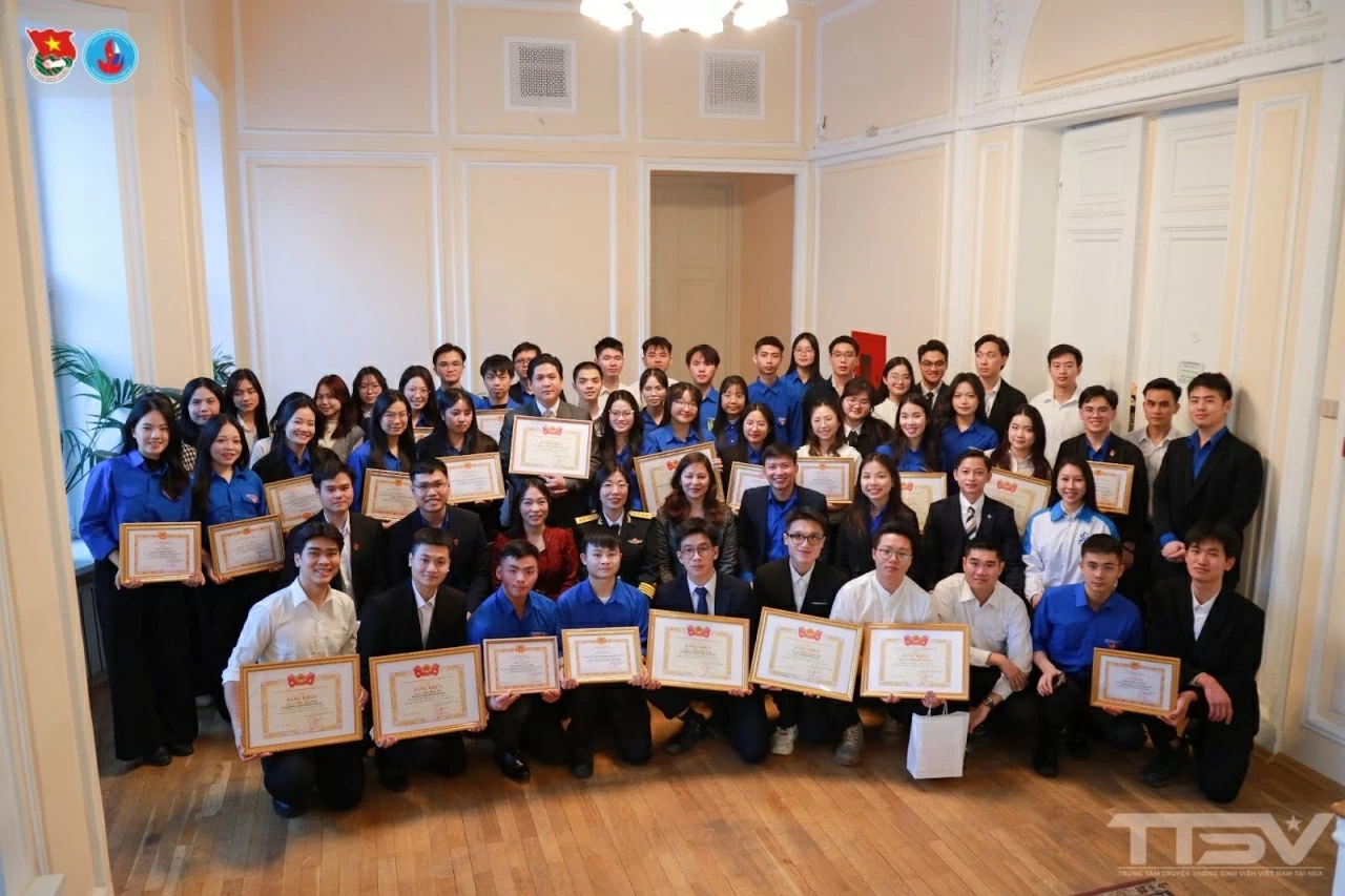 Vietnamese youth in Russia unite to celebrate the success of the 14th National Party Congress