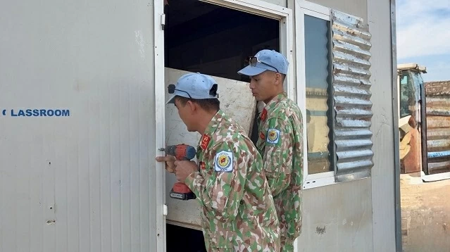 Vietnam's Engineering Unit No. 4: The volunteer footprints of Vietnamese engineers in the sun-drenched Abyei