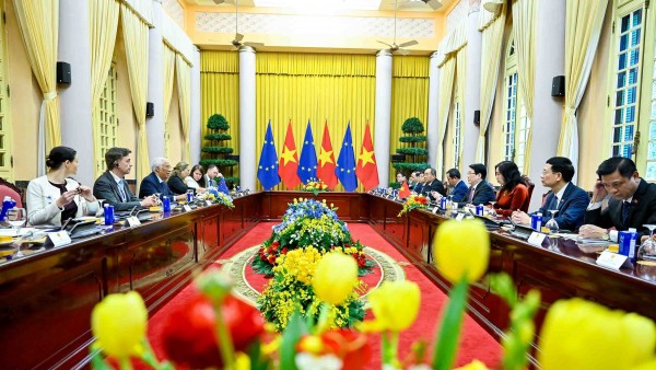 President Luong Cuong, European Council President António Costa hold talks, outline six key orientations for Vietnam-EU ties